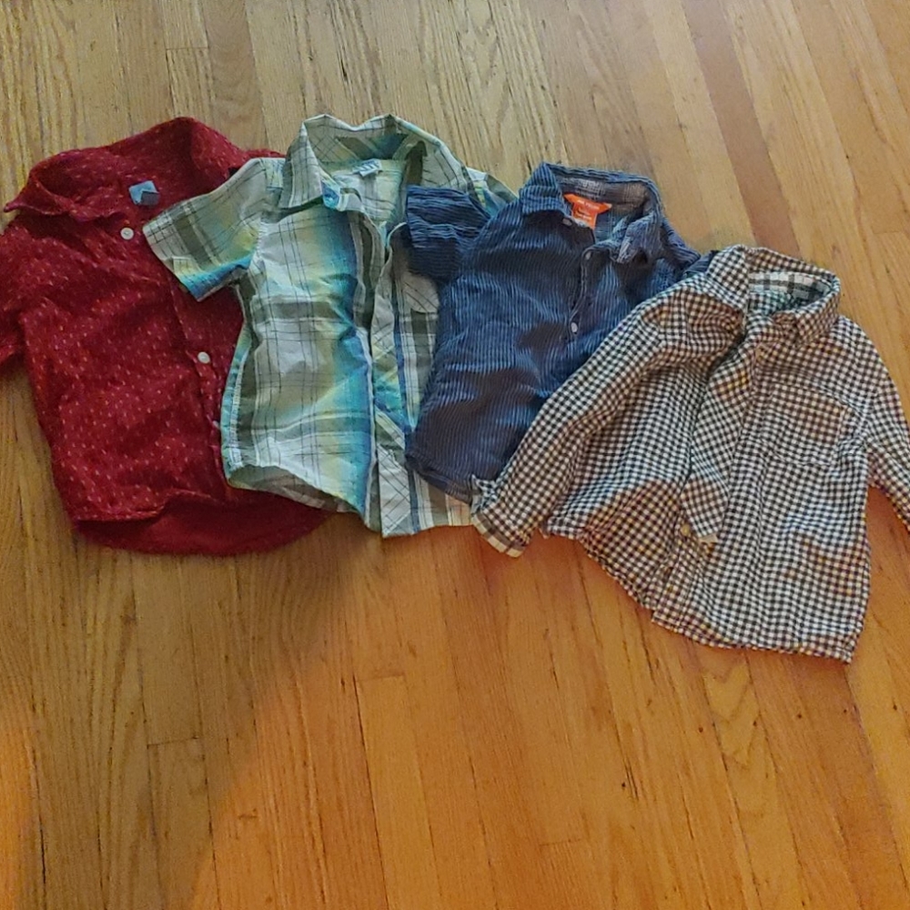 Lot of 4 size 3t Dress Shirts